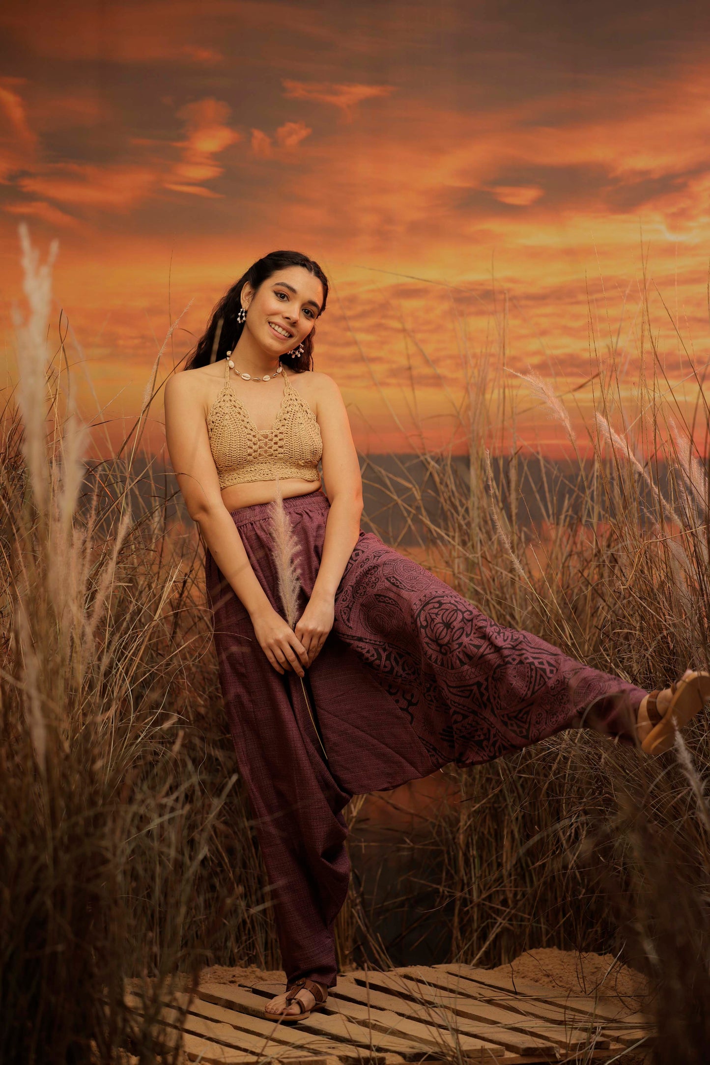 Purple harem pant india harem trousers standout hippie pants harem pants men harem pants women patiyala pant unisex yoga harem pant loose pant printed bohemian pant boho pant the veshti company harem pants