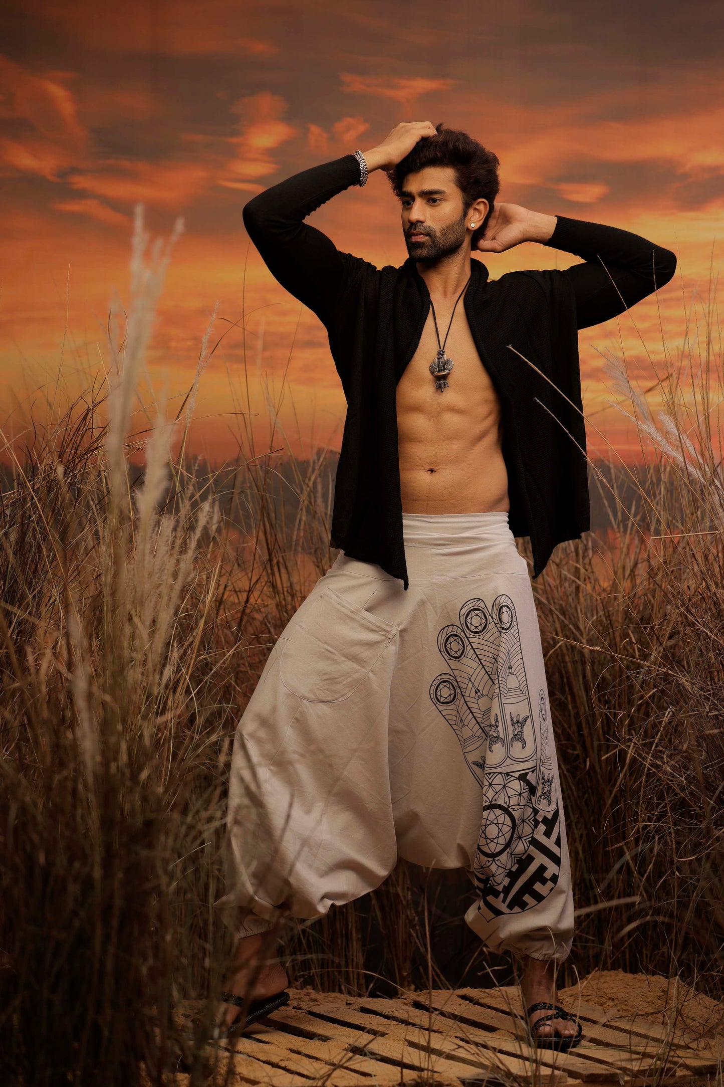 hand printed harem pant the veshti company harem trousers standout hippie pants grey harem joggers harem pants men bohemian boho pant bombay trooper Hoppers For Men adaddin pants harem jeans
