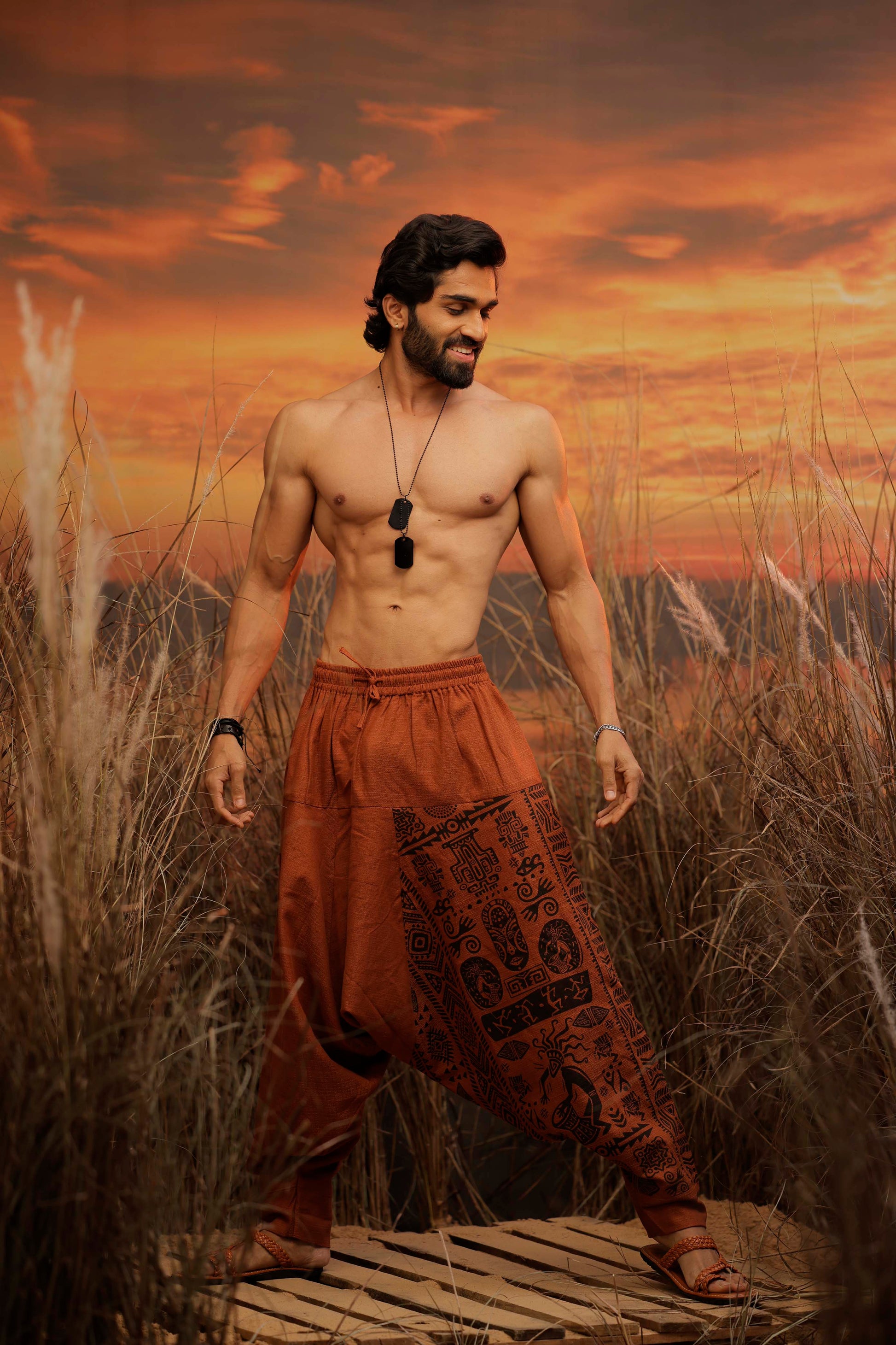 orange harem pant india harem trousers standout hippie pants harem pants men harem pants women patiyala pant unisex yoga harem pant loose pant printed bohemian pant boho the veshti company harem pant