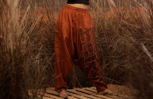Stand Out Textured Harem Pants
