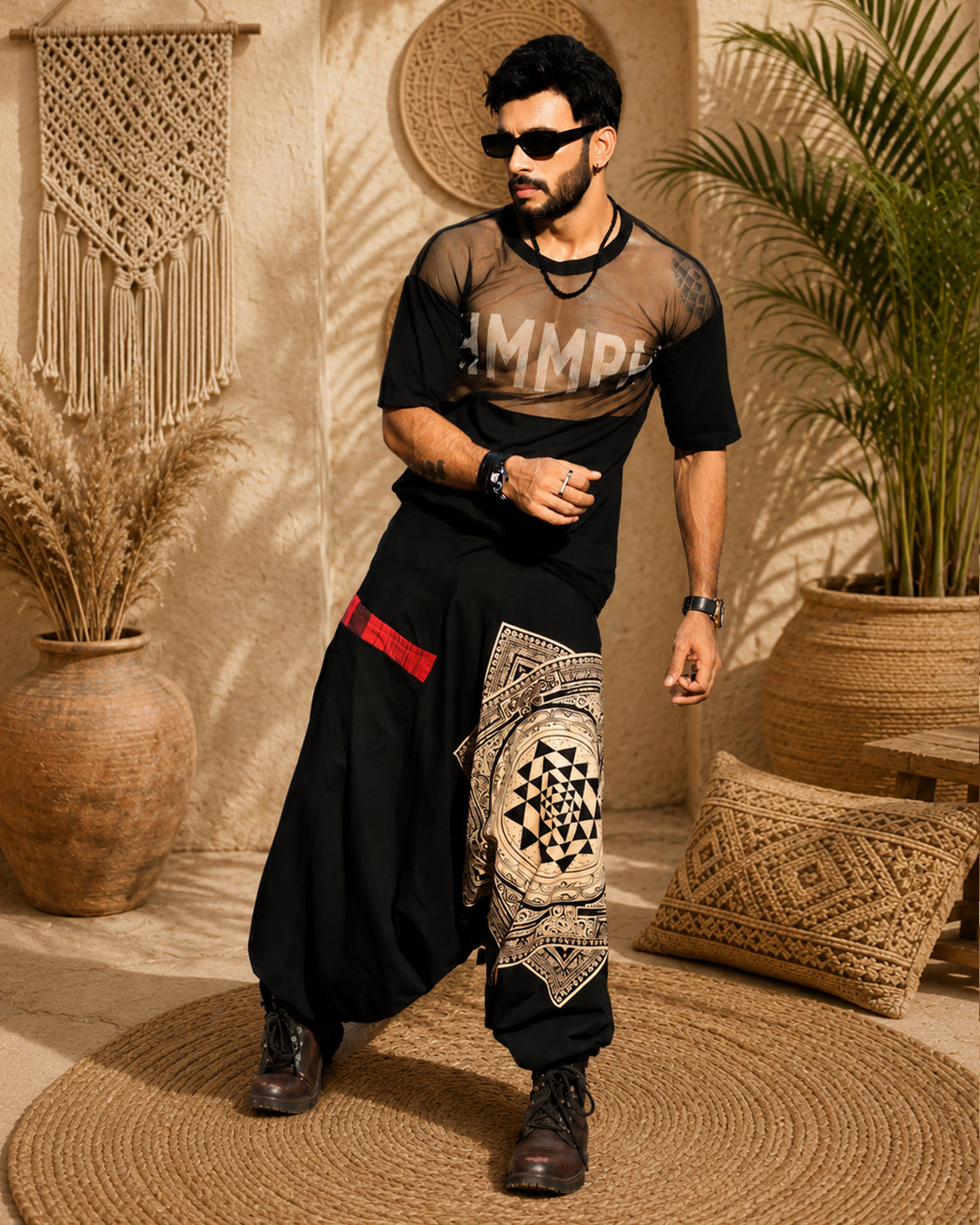 Sri Chakra Unisex Harem Pant