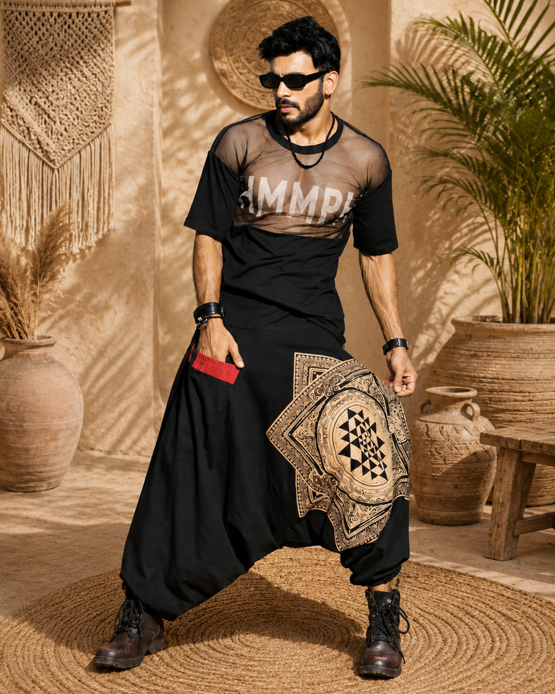 Sri Chakra Unisex Harem Pant