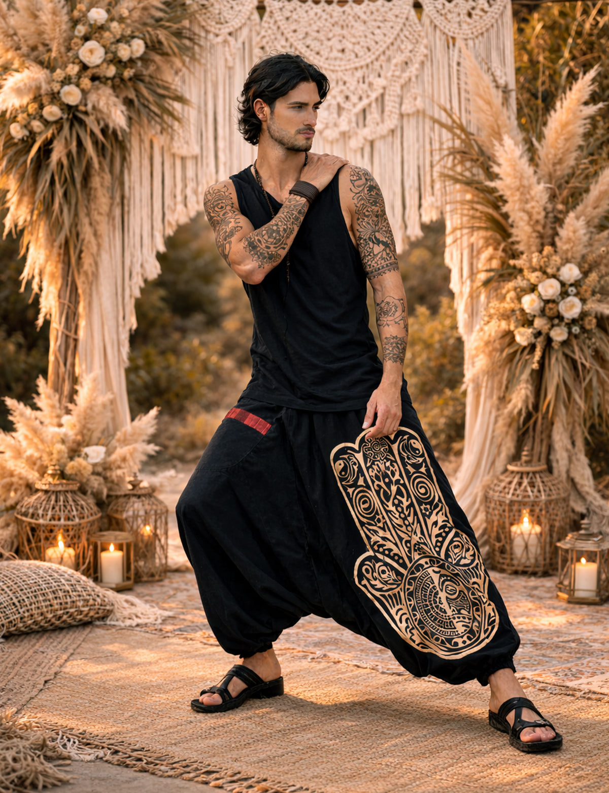 Hand of wisdom Unisex Harem Pant