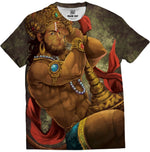 Load image into Gallery viewer, lord hanuman bajarangi bajrangbali anjaneyar standout t shirts standout hanuman tshirt shiva t shirt religious t shirt hindu god t shirt
