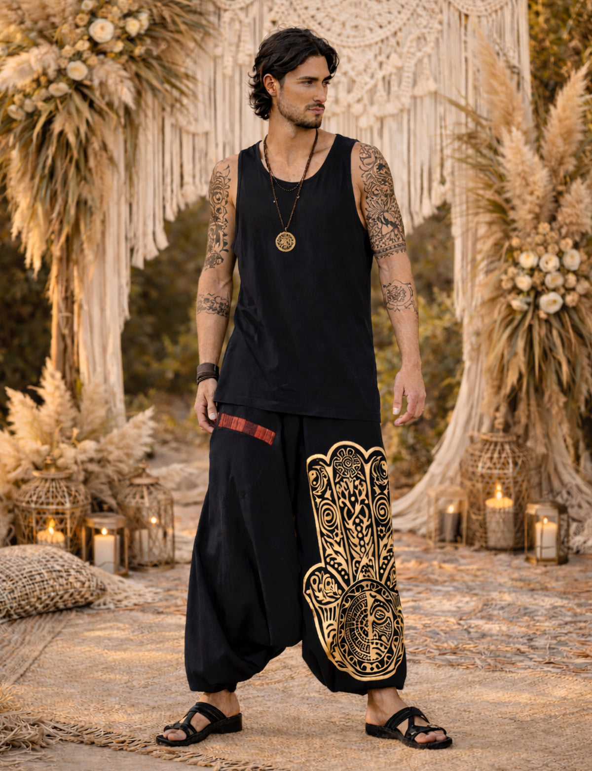 Hand of wisdom Unisex Harem Pant