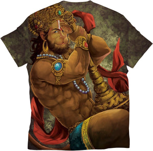 lord hanuman bajarangi bajrangbali anjaneyar standout t shirts standout hanuman tshirt shiva t shirt religious t shirt hindu god t shirt