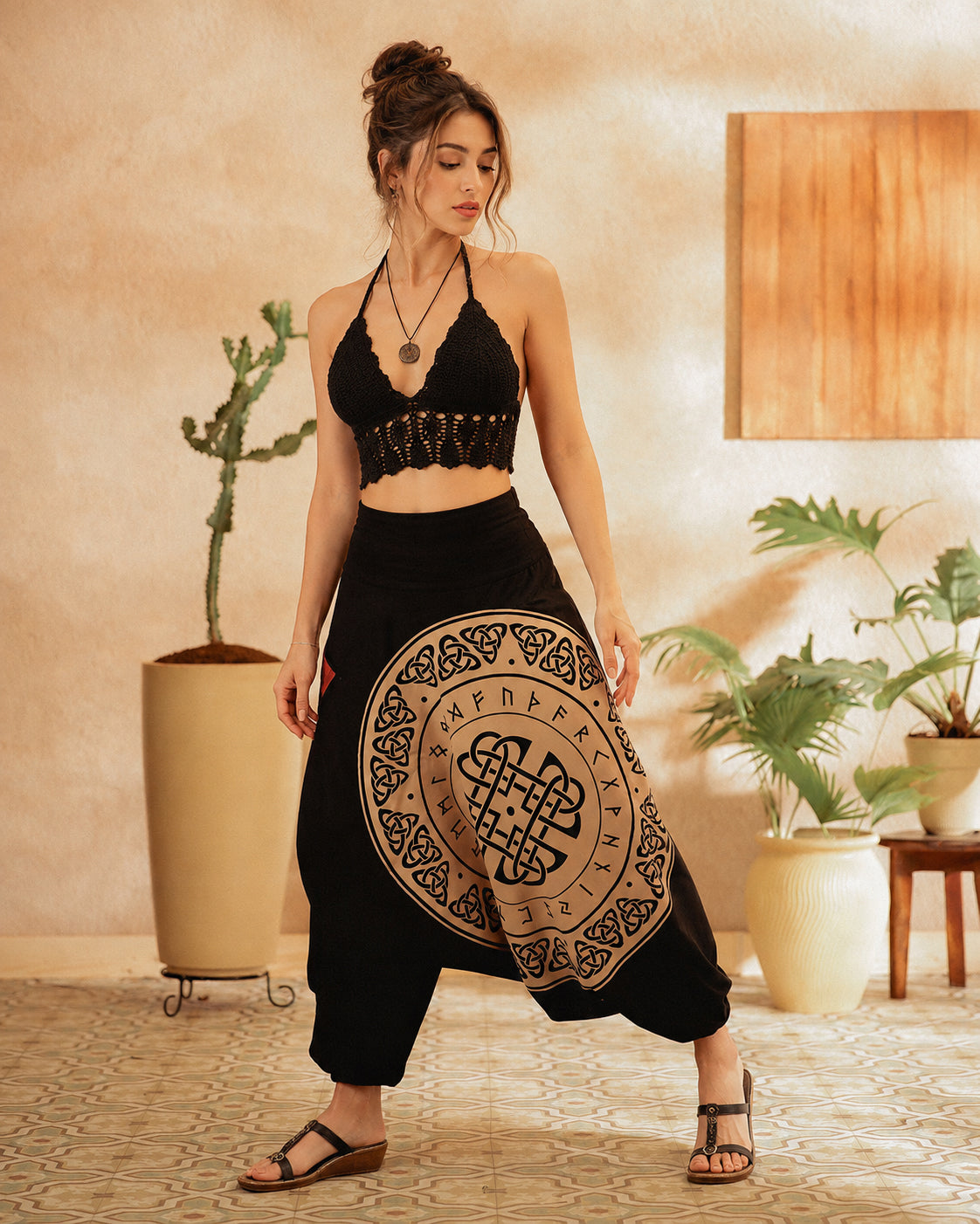 Celtic shield Unisex Harem Pant