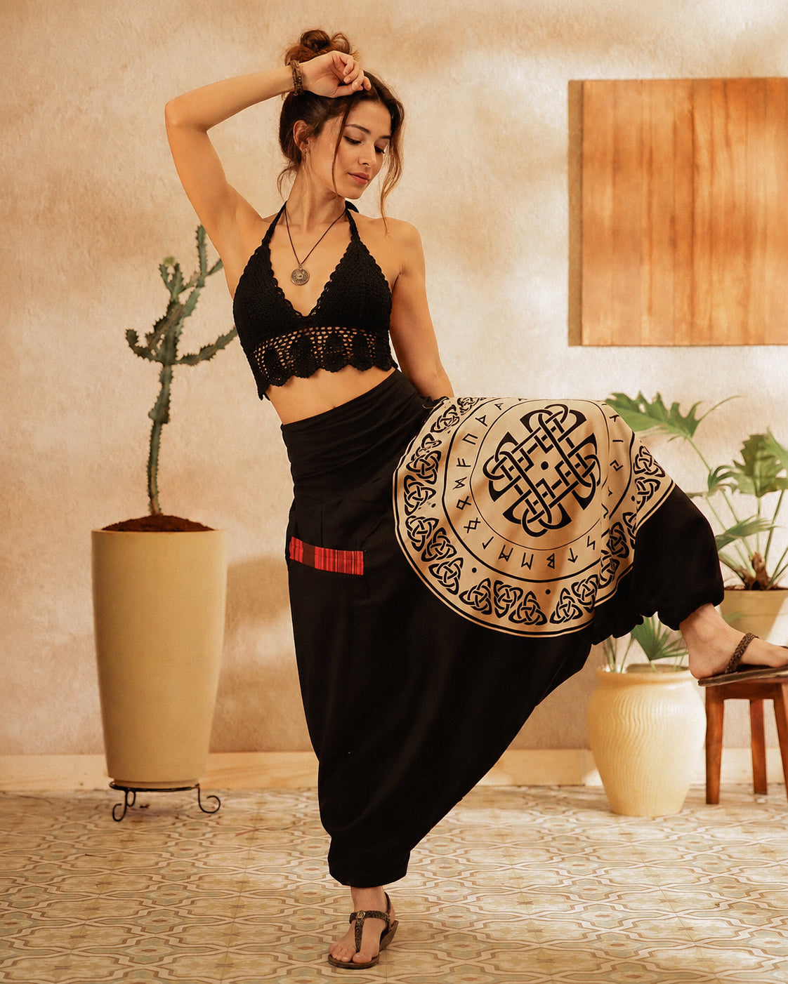 Celtic shield Unisex Harem Pant