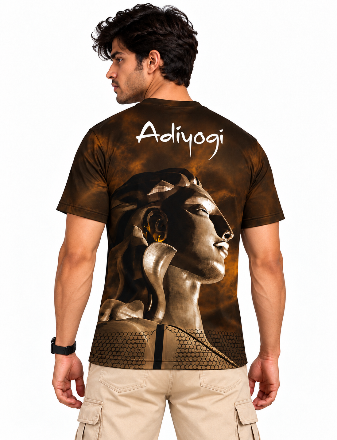 Brown Adiyogi T-shirt