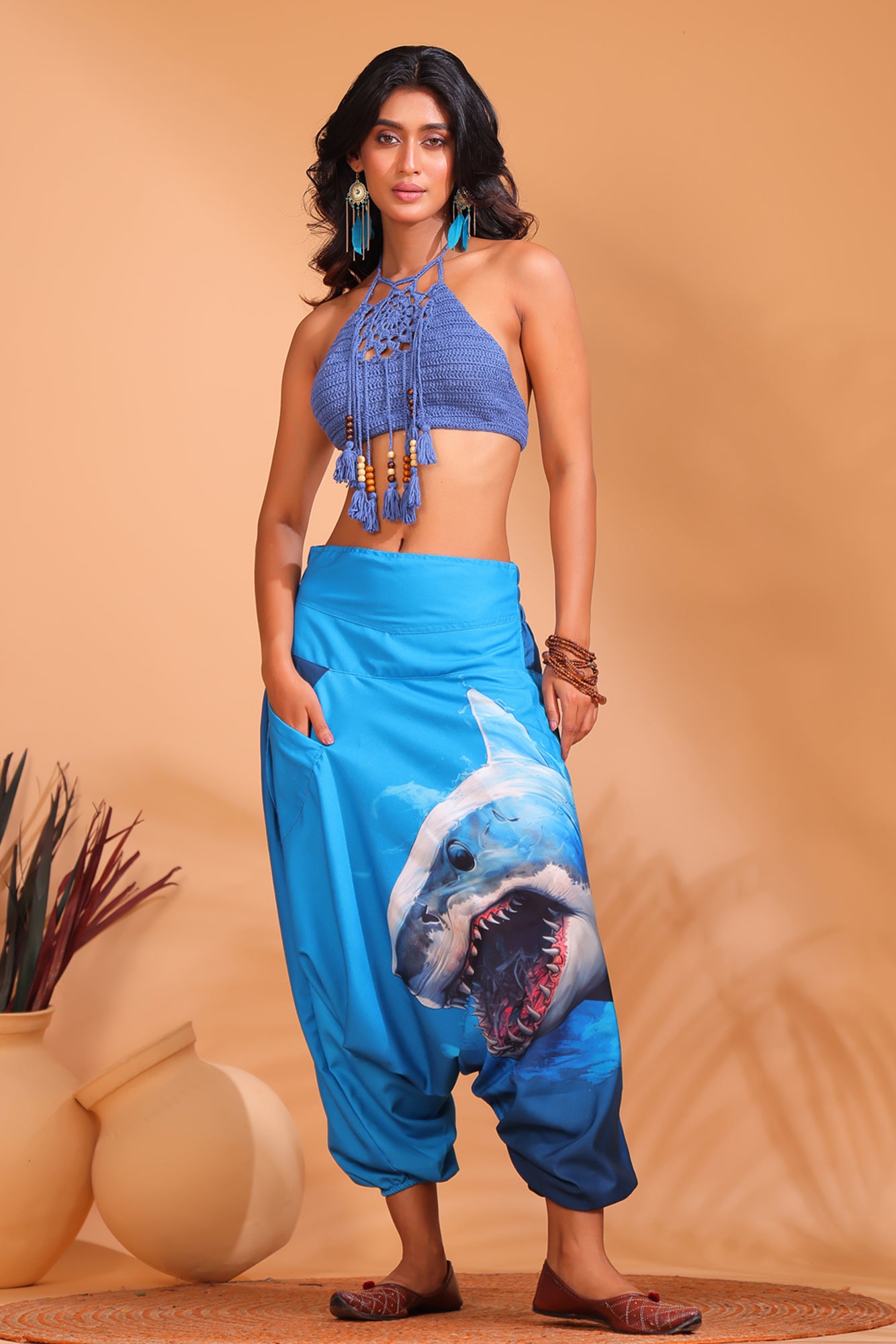 Shark Unisex Harem Pant