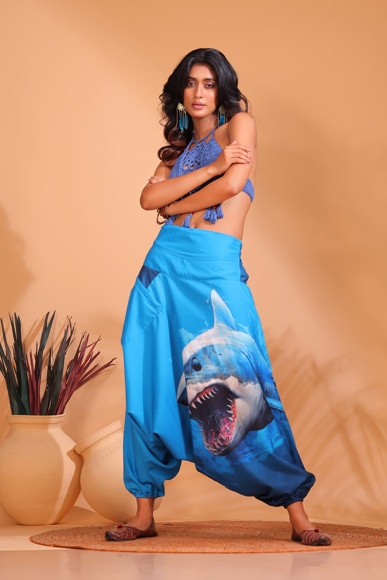 Shark Unisex Harem Pant