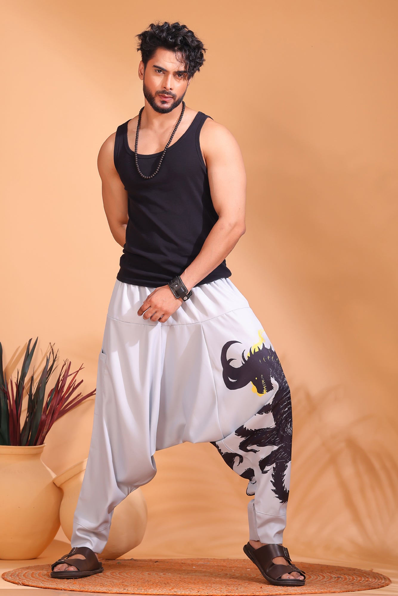 Horn Dragon Unisex Harem Pant