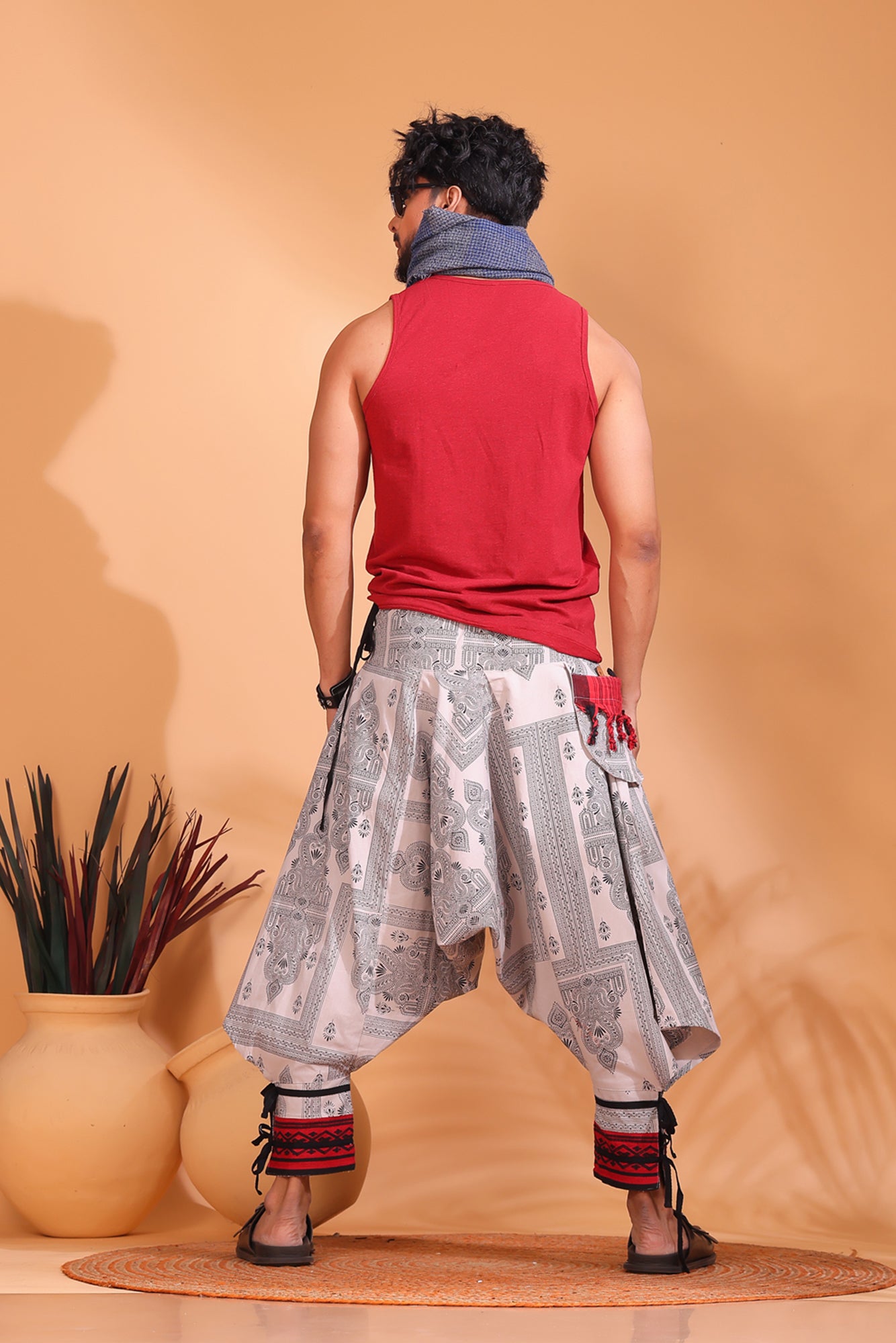 Grey Shadow Unisex Harem Pant
