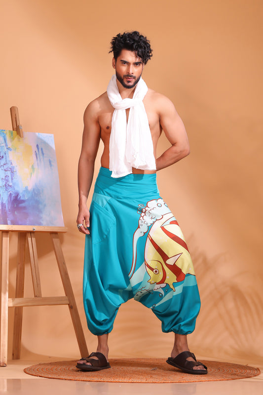 Ocean Fish Unisex Harem Pant