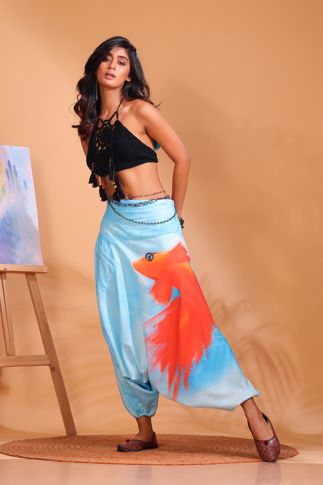 Gold Fish Unisex Harem Pant