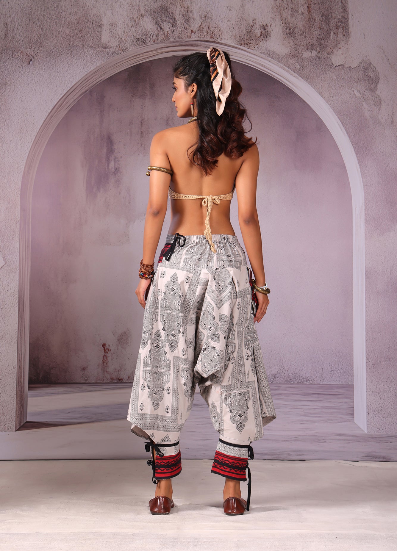 Grey Shadow Unisex Harem Pant