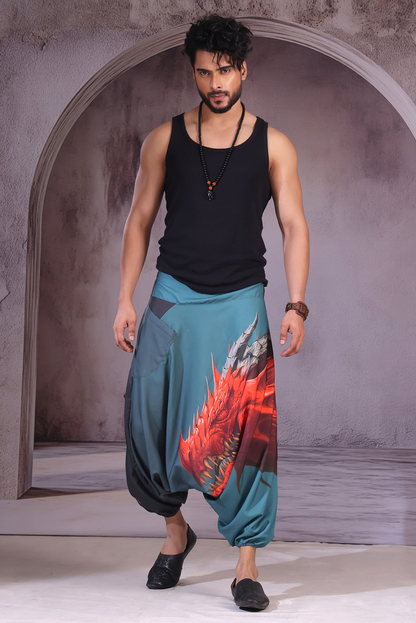 Red Dragon Unisex Harem Pant