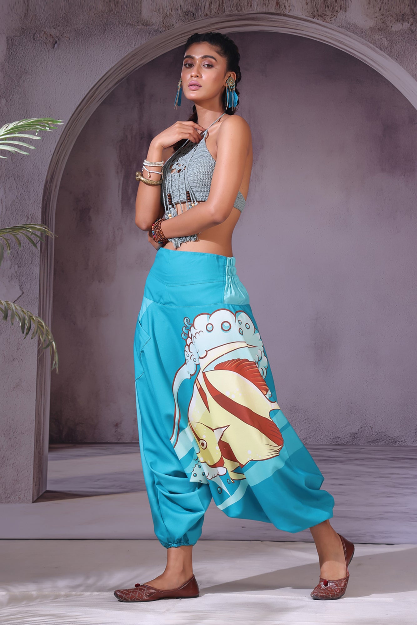 Ocean Fish Unisex Harem Pant