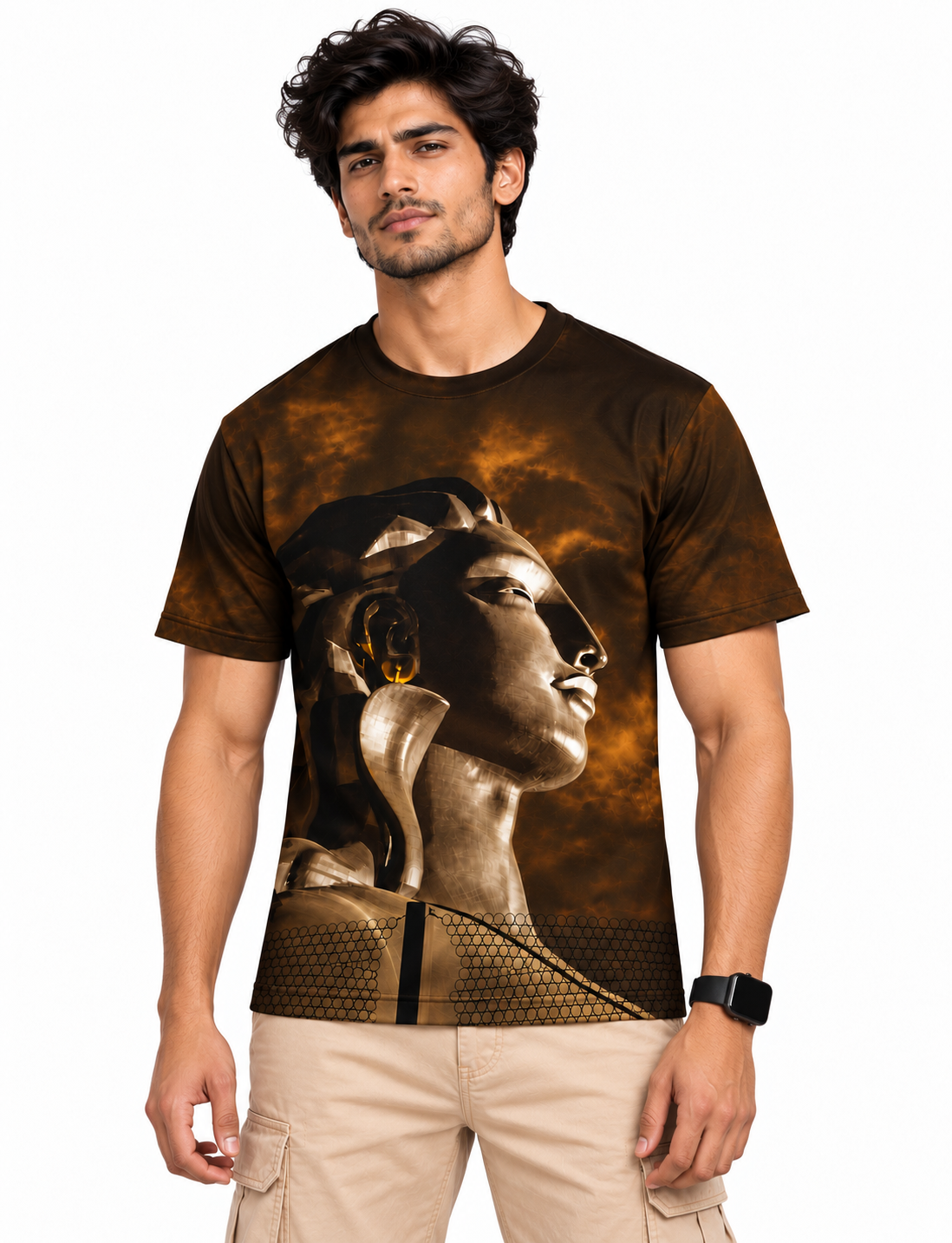 Brown Adiyogi T-shirt