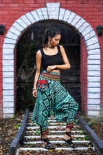 Load image into Gallery viewer, Turquoise Prince Unisex Harem Pant
