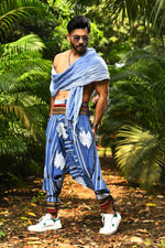 Load image into Gallery viewer, all over printed standout thai harem pant india the veshti company harem pants for men harem pants for women harem trousers hippie pants harem joggers bohemian boho pant adaddin pants harem
