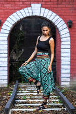 Load image into Gallery viewer, Turquoise Prince Unisex Harem Pant
