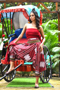 all over printed standout thai harem pant india the veshti company harem pants for men harem pants for women harem trousers hippie pants harem joggers bohemian boho pant adaddin pants harem