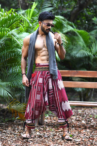 all over printed standout thai harem pant india the veshti company harem pants for men harem pants for women harem trousers hippie pants harem joggers bohemian boho pant adaddin pants harem