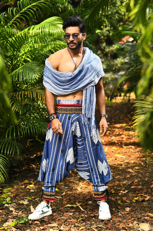 all over printed standout thai harem pant india the veshti company harem pants for men harem pants for women harem trousers hippie pants harem joggers bohemian boho pant adaddin pants harem