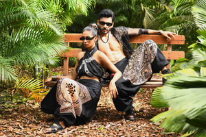 standout thai harem pant india the veshti company harem pants for men harem pants for women harem trousers hippie pants harem joggers bohemian boho pant adaddin pants enimane baggy yoga pant