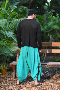 wide leg standout thai harem pant india the veshti company harem pants for men harem pants for women harem trousers hippie pants harem joggers bohemian boho pant adaddin pants enimane harem pants