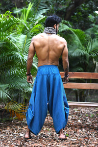 wide leg standout thai harem pant india the veshti company harem pants for men harem pants for women harem trousers hippie pants harem joggers bohemian boho pant adaddin pants enimane harem pants