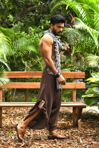 wide leg standout thai harem pant india the veshti company harem pants for men harem pants for women harem trousers hippie pants harem joggers bohemian boho pant adaddin pants enimane harem pants
