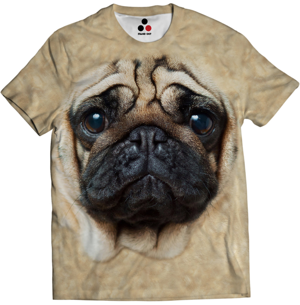 standout pug tshirt allover print dog face t shirt pug printed t-shirt bewakoof osomwear dog show in india the kennel club of india dog t shirts for humans funny dog shirts dog graphic t shirts dogteeshop dog lover t shirt dog clothes online dog print t shirts india pet lover t shirt 3d animal print t shirts pet supply the mountain t shirt pug t shirt