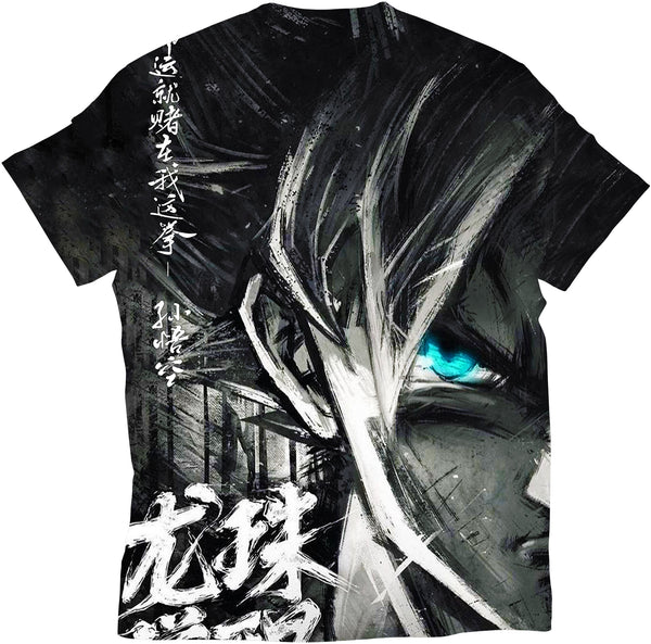 Naruto  Growth Black Anime Printed TShirt