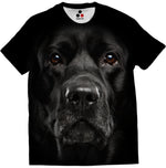 Load image into Gallery viewer, stand out black labrador t shirt dog face printed t shirt redwolf souled store bewakoof osomwear dog show in india the kennel club of india dog t shirts for humans funny dog shirts dog graphic t shirts dogteeshop dog lover t shirt dog clothes online dog print t shirts india pet lover t shirt 3d animal print t shirts pet supply the mountain t shirt Labrador t shirt
