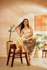 Load image into Gallery viewer, Airavatam Elephant harem pant harem pants men harem pants women harem trousers standout hippie pants beige harem joggers bohemian boho pant bombay trooper Hoppers For Men adaddin pants harem jeans
