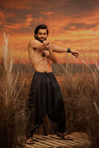 Black harem pant india harem trousers standout hippie pants harem pants men harem pants women patiyala pant unisex yoga harem pant loose pant printed bohemian pant boho pant the veshti company harem pants