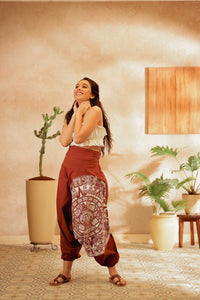 standout thai harem pant india the veshti company harem pants for men harem pants for women harem trousers hippie pants harem joggers bohemian boho pant adaddin pants enimane baggy yoga pant