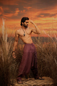 Purple harem pant india harem trousers standout hippie pants harem pants men harem pants women patiyala pant unisex yoga harem pant loose pant printed bohemian pant boho pant the veshti company harem pants