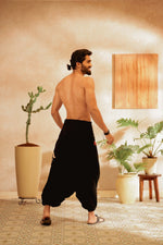 Load image into Gallery viewer, shark harem pant harem pants men harem pants women harem trousers standout hippie pants black harem joggers bohemian boho pant bombay trooper adaddin pants harem jeans
