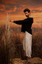 Load image into Gallery viewer, taurus bull harem pant the veshti company harem trousers standout hippie pants grey harem joggers harem pants women bohemian boho pant bombay trooper Hoppers For Men adaddin pants
