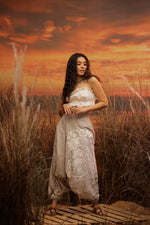 Load image into Gallery viewer, taurus bull harem pant the veshti company harem trousers standout hippie pants grey harem joggers harem pants women bohemian boho pant bombay trooper Hoppers For Men adaddin pants
